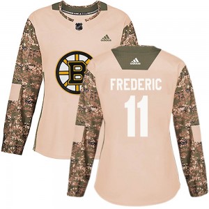 Trent Frederic Women's Fanatics Branded Black Boston Bruins Home Breakaway Custom Jersey
